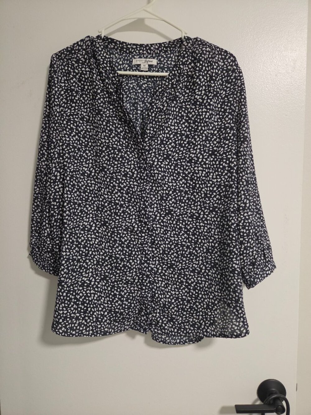 JACHS Girlfriend Confetti Dot Blouse